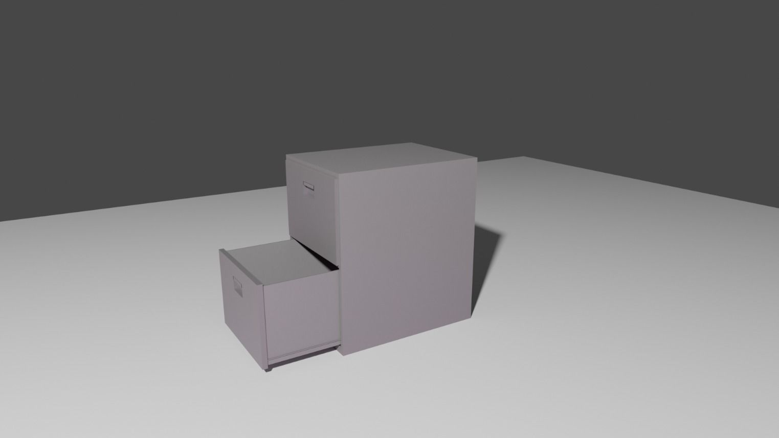 Office Cabinet 3D model_1