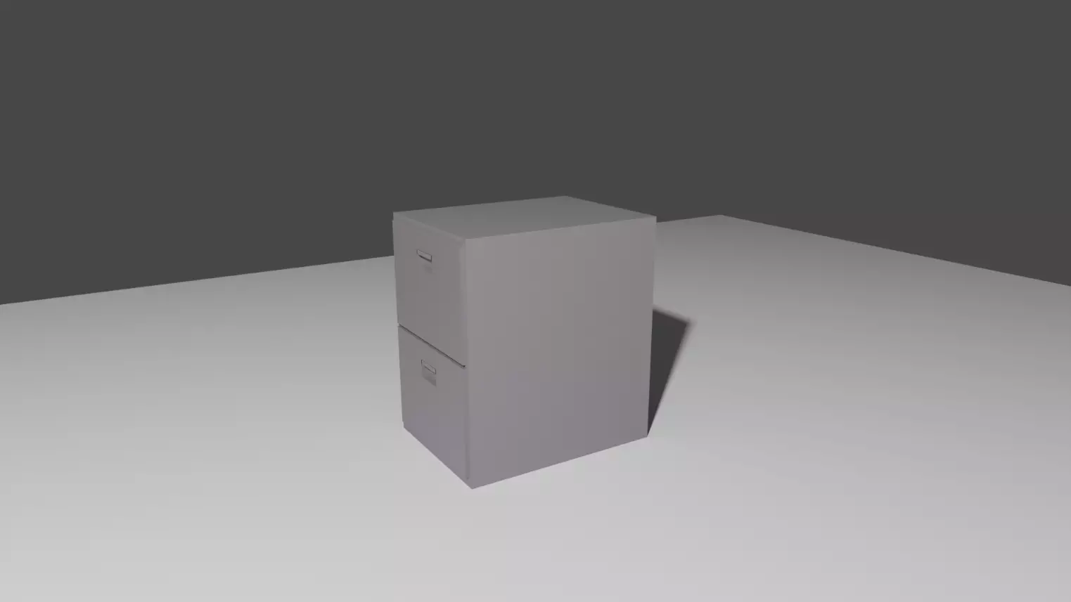 Office Cabinet 3D model_0