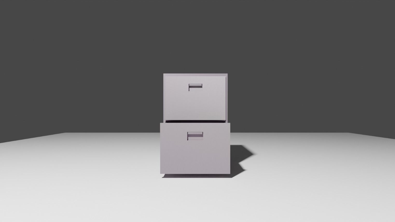 Office Cabinet 3D model_5