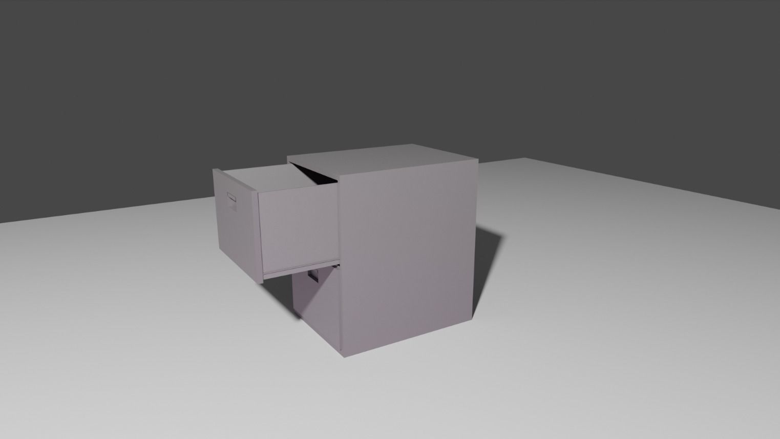 Office Cabinet 3D model_3