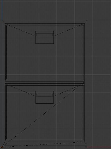 Office Cabinet 3D model_22