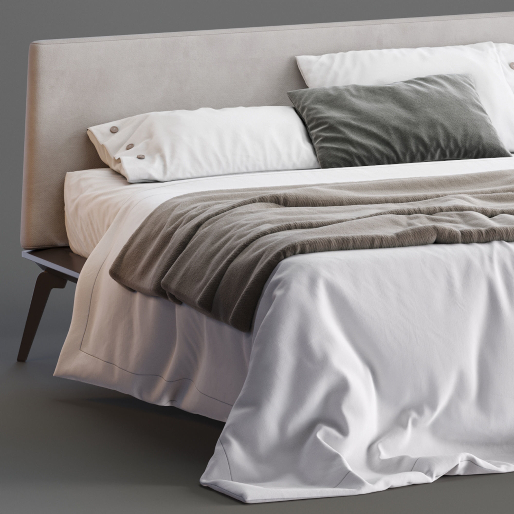 Alf Dafre bed Xilo  3D model_3