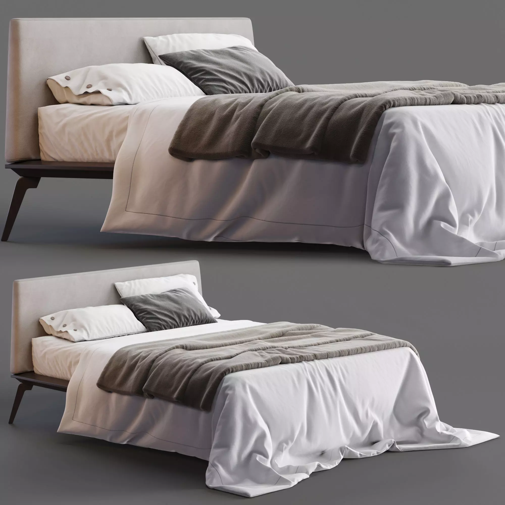 Alf Dafre bed Xilo  3D model_0