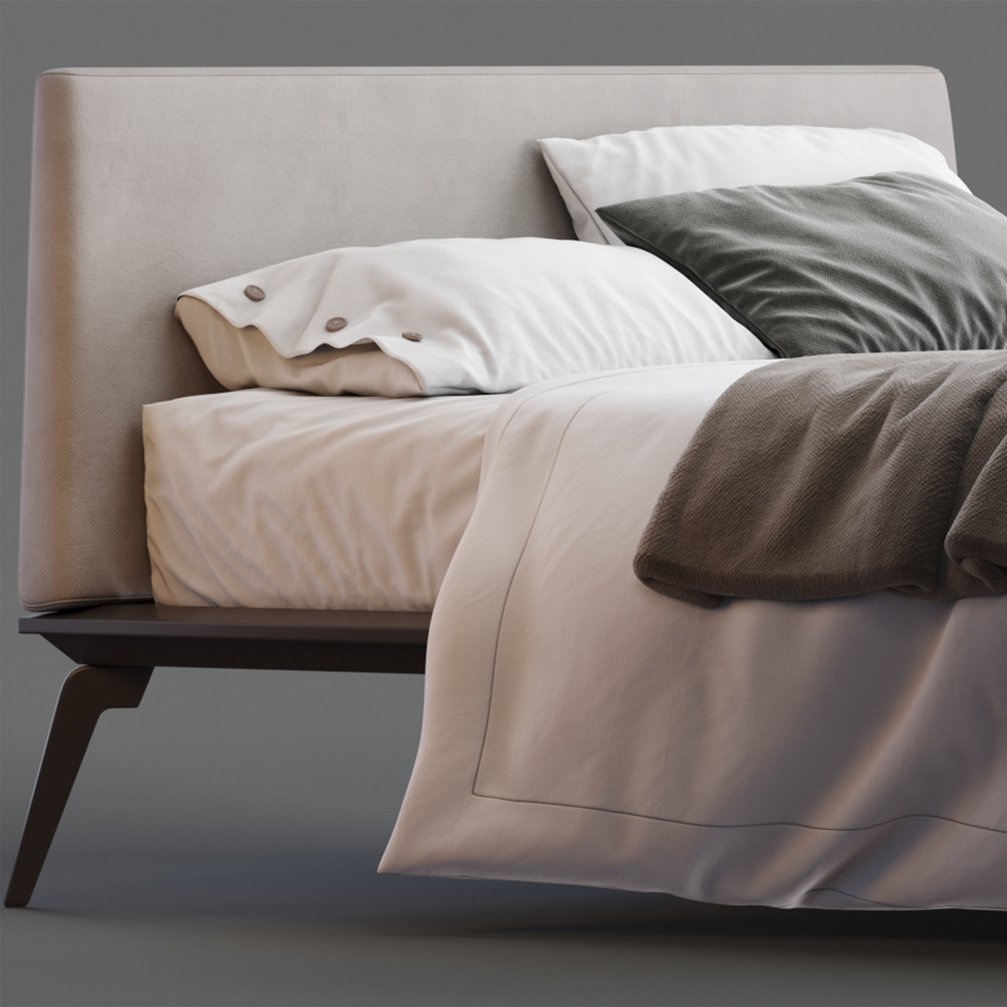 Alf Dafre bed Xilo  3D model_4