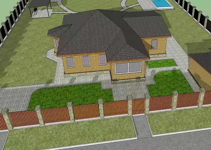  plot of land 3D model