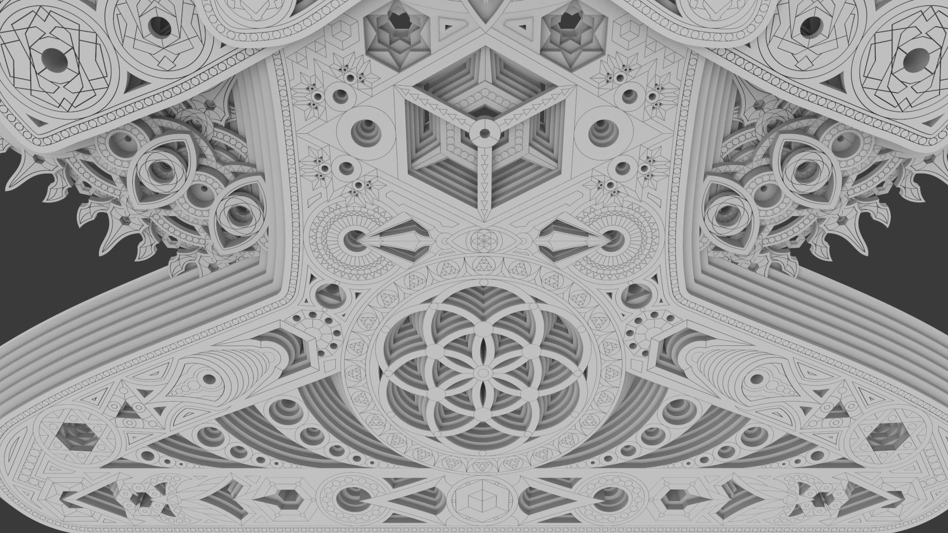 3D Wall sculpture - Eternal Being 3D print model_10