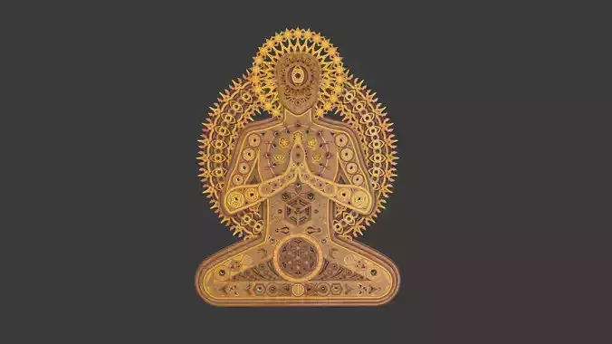 3D Wall sculpture - Eternal Being 3D print model