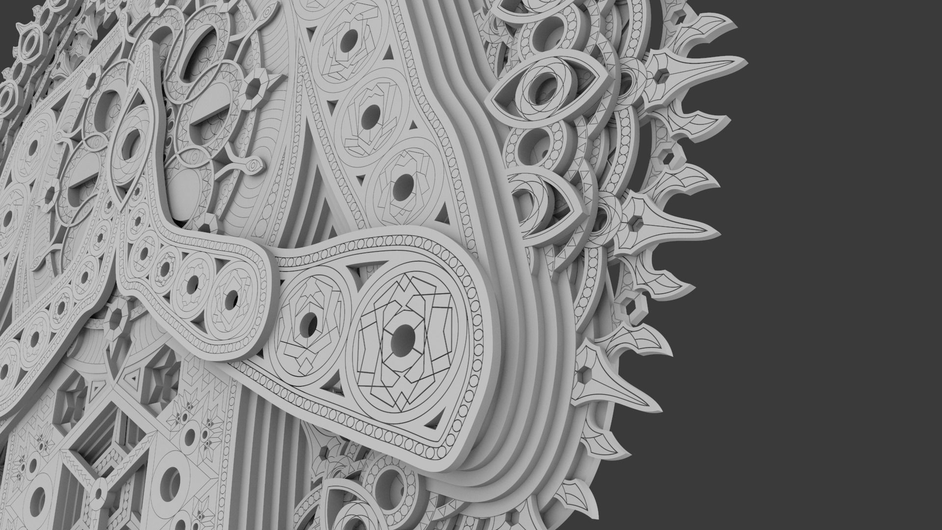 3D Wall sculpture - Eternal Being 3D print model_11