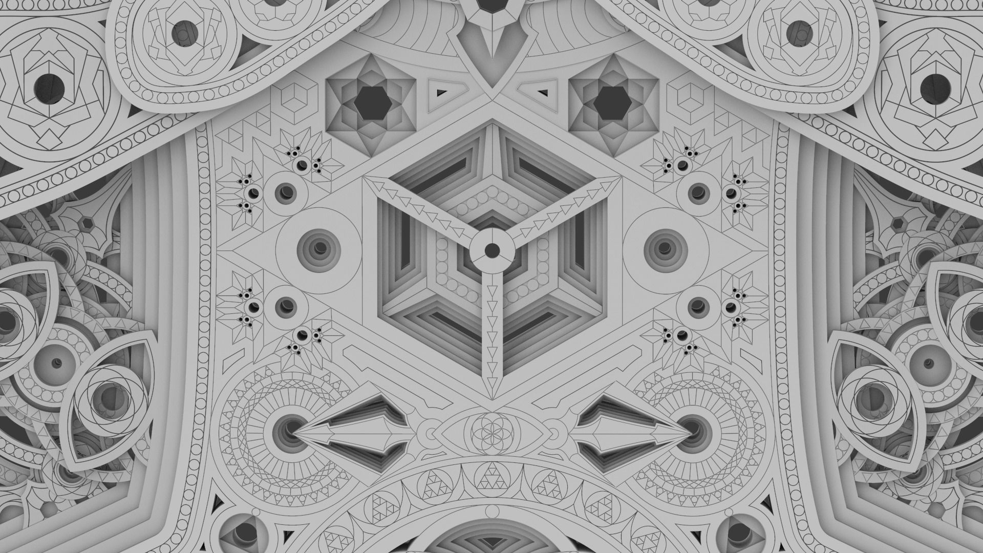 3D Wall sculpture - Eternal Being 3D print model_7