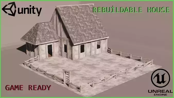 Game Ready House wooden