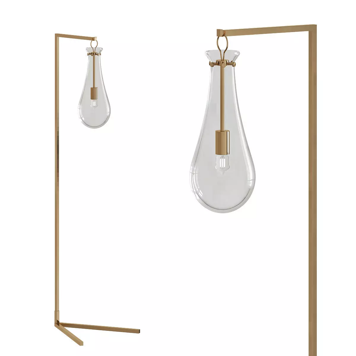 Sabine Floor Lamp Arteriors 3D model