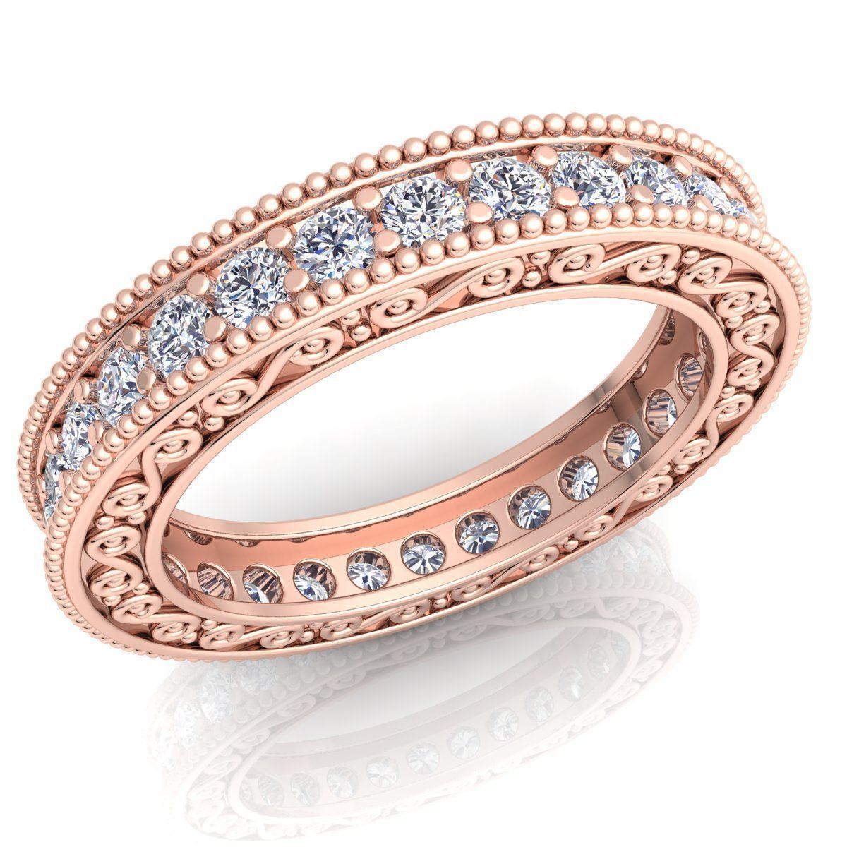 Diamond Ring 06 3D print model_2