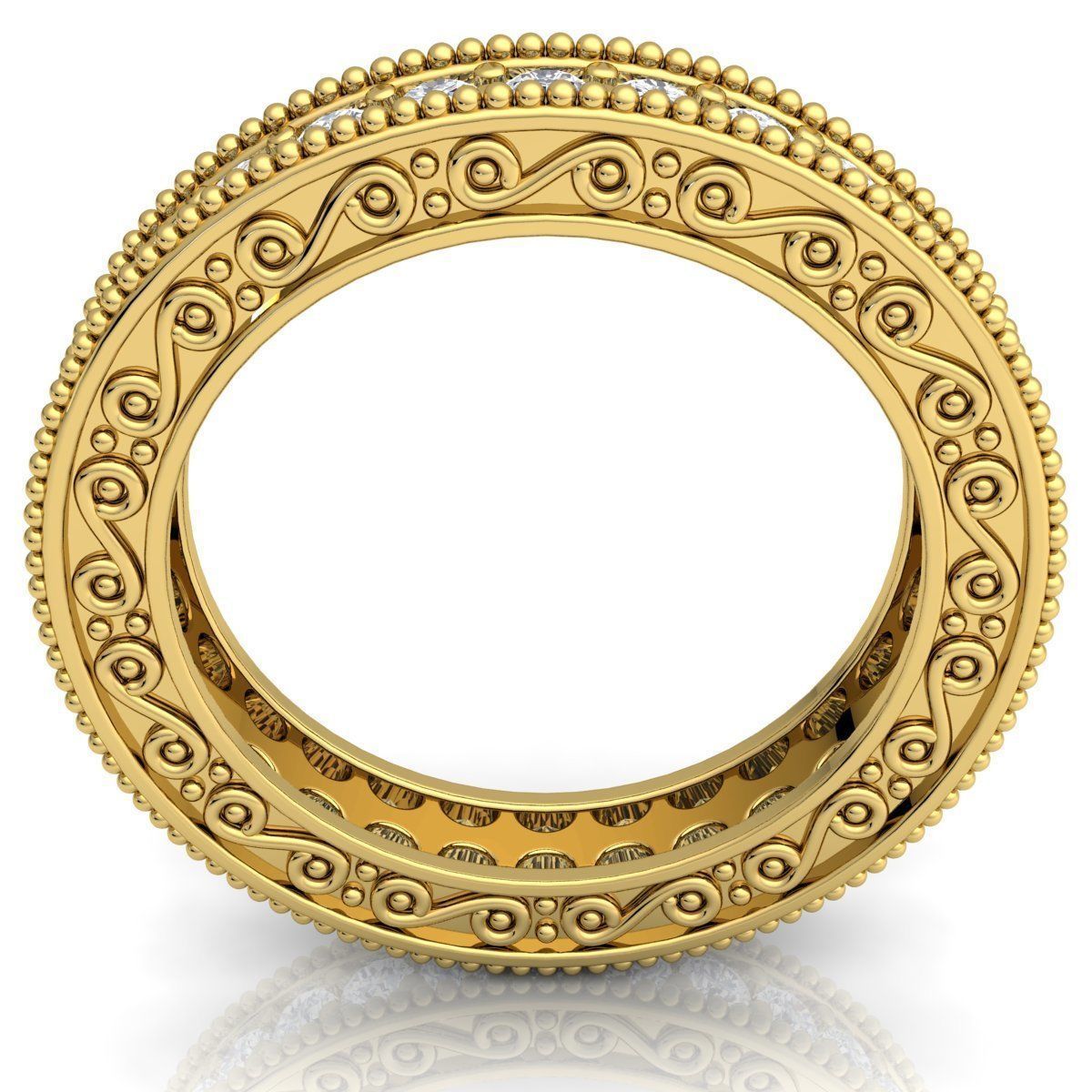 Diamond Ring 06 3D print model_3