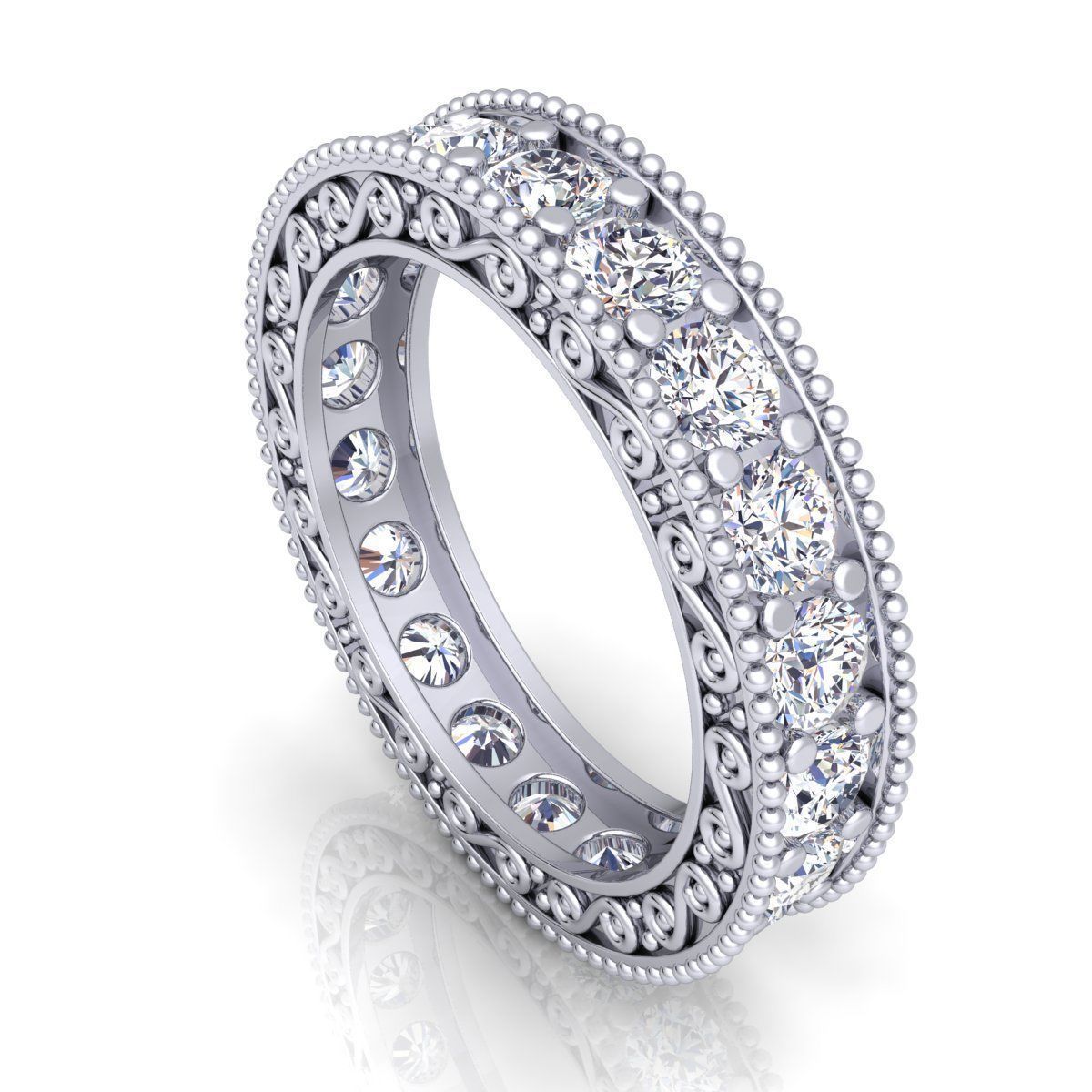 Diamond Ring 06 3D print model_11