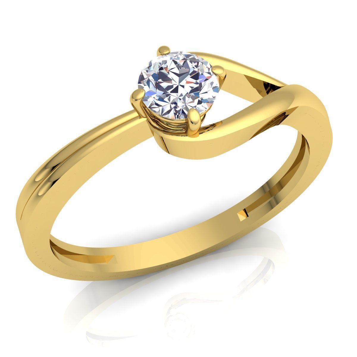 Diamond Ring 14 3D print model_1