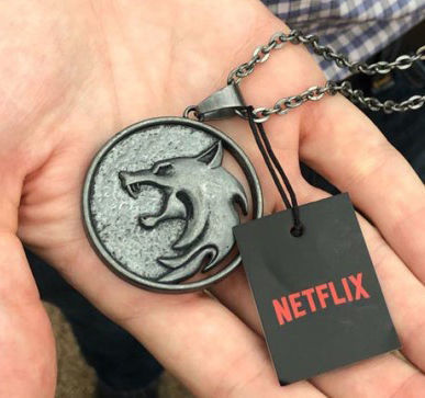 Witcher Amulet Wolf  3D print model_2