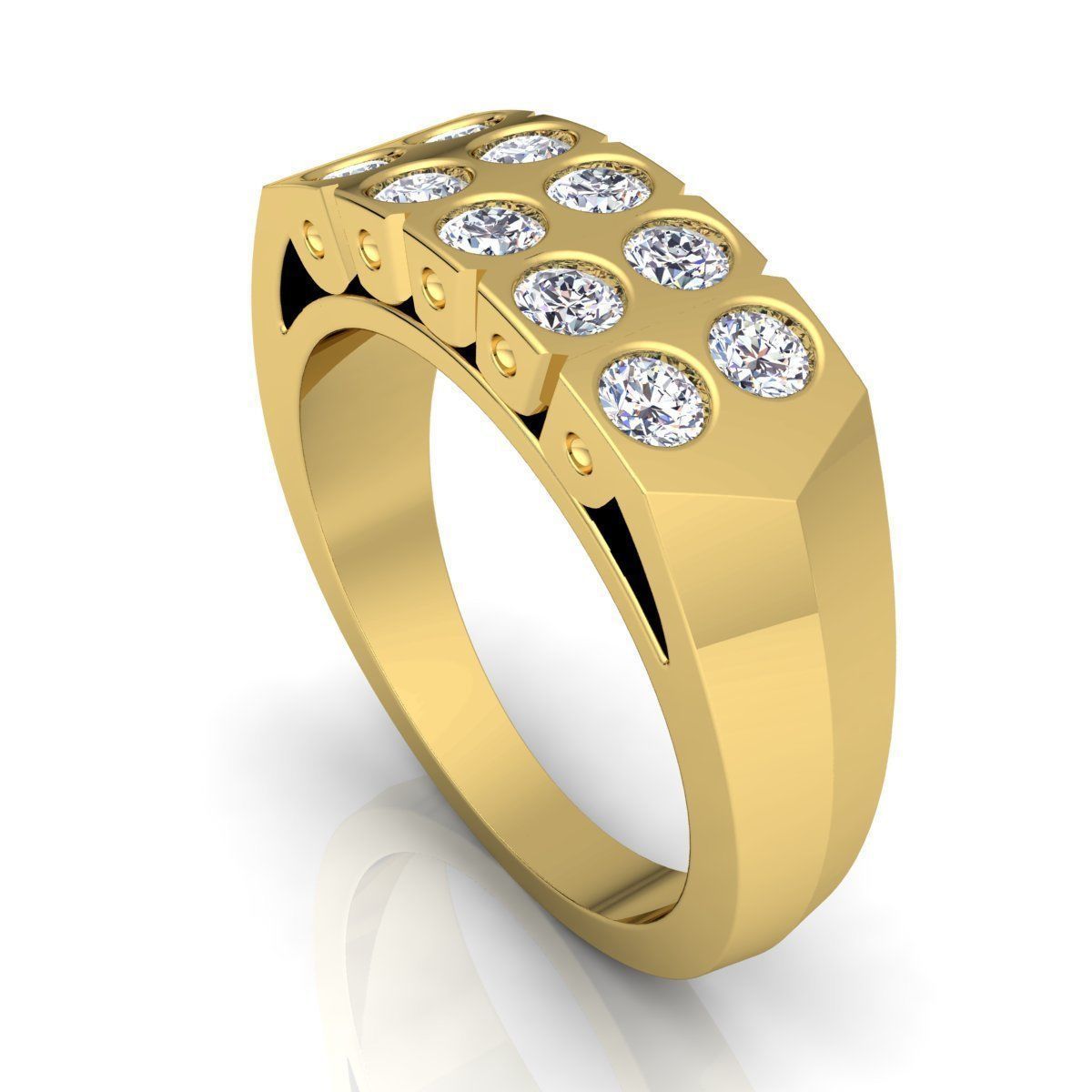 Diamond Ring 22 3D print model_9