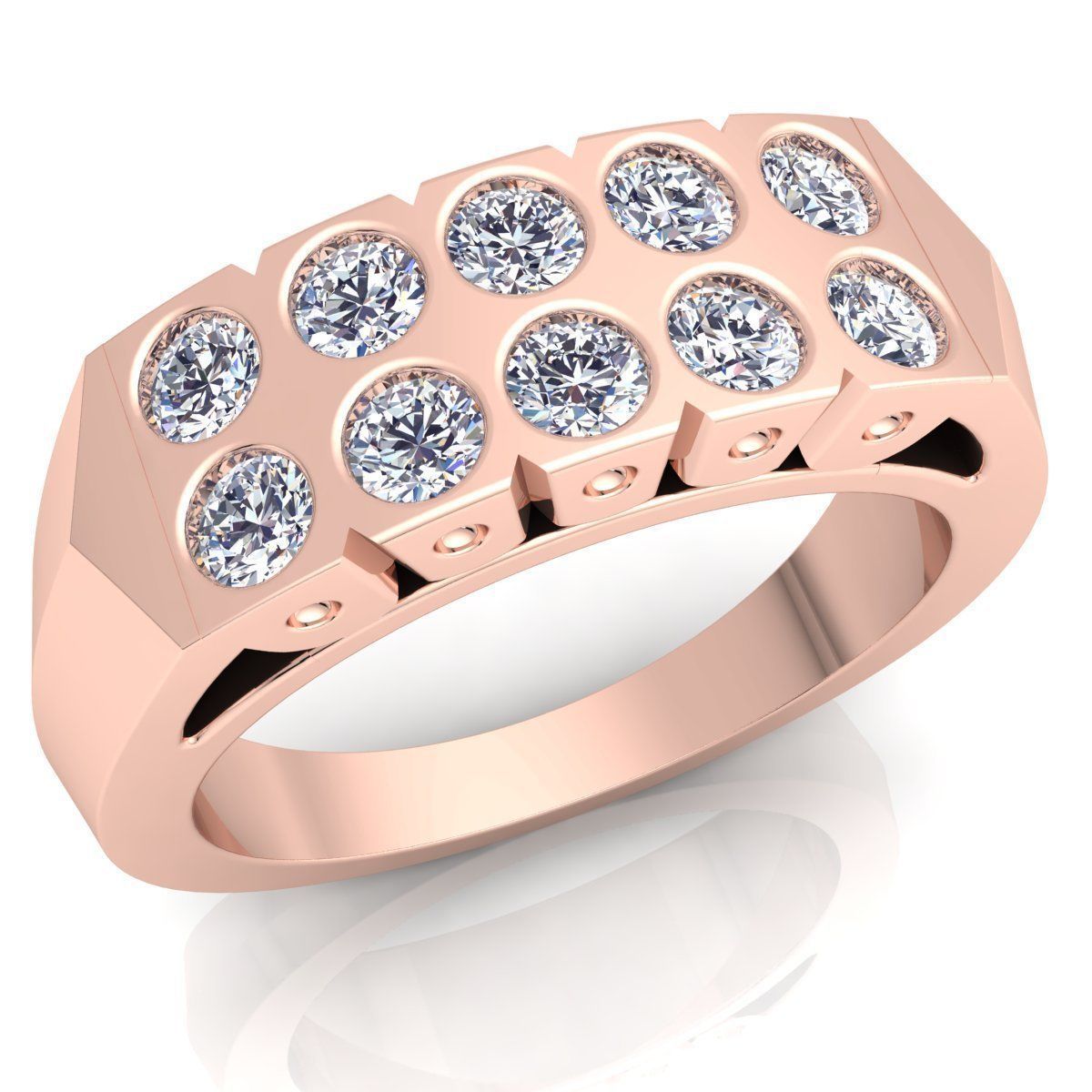 Diamond Ring 22 3D print model_2