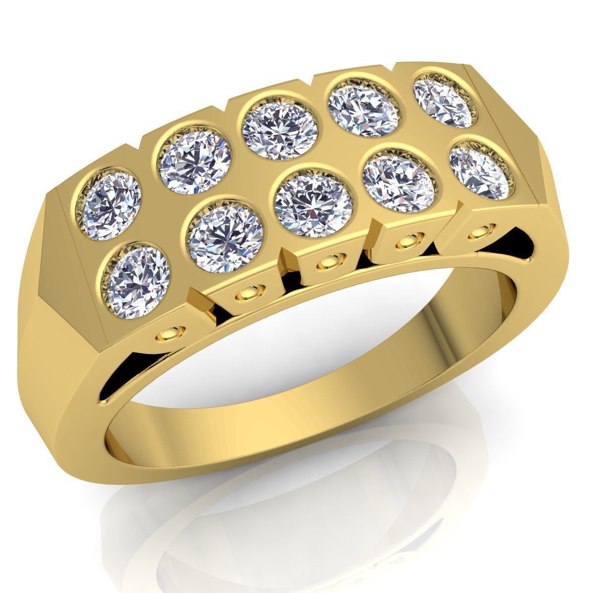 Diamond Ring 22 3D print model_1