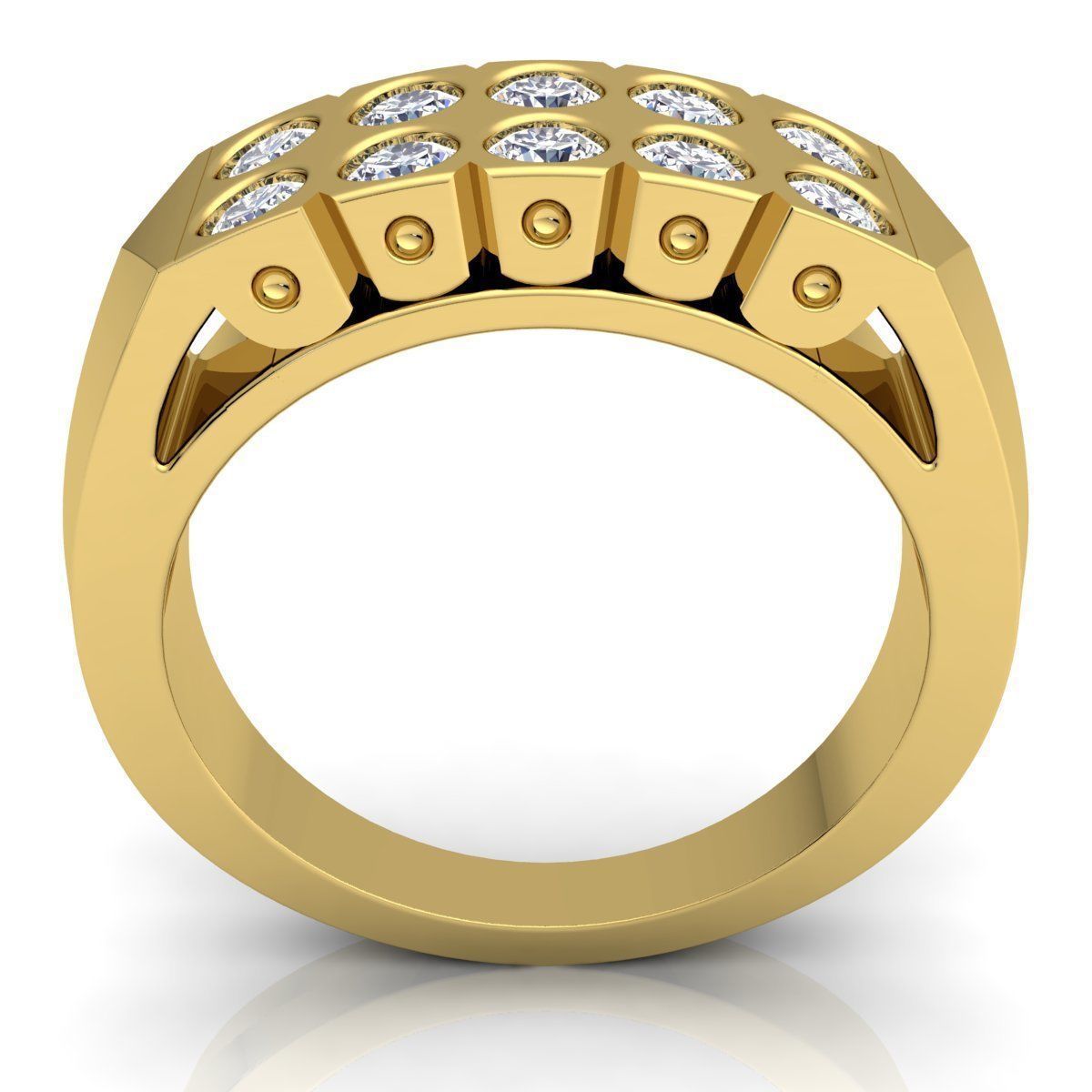 Diamond Ring 22 3D print model_3