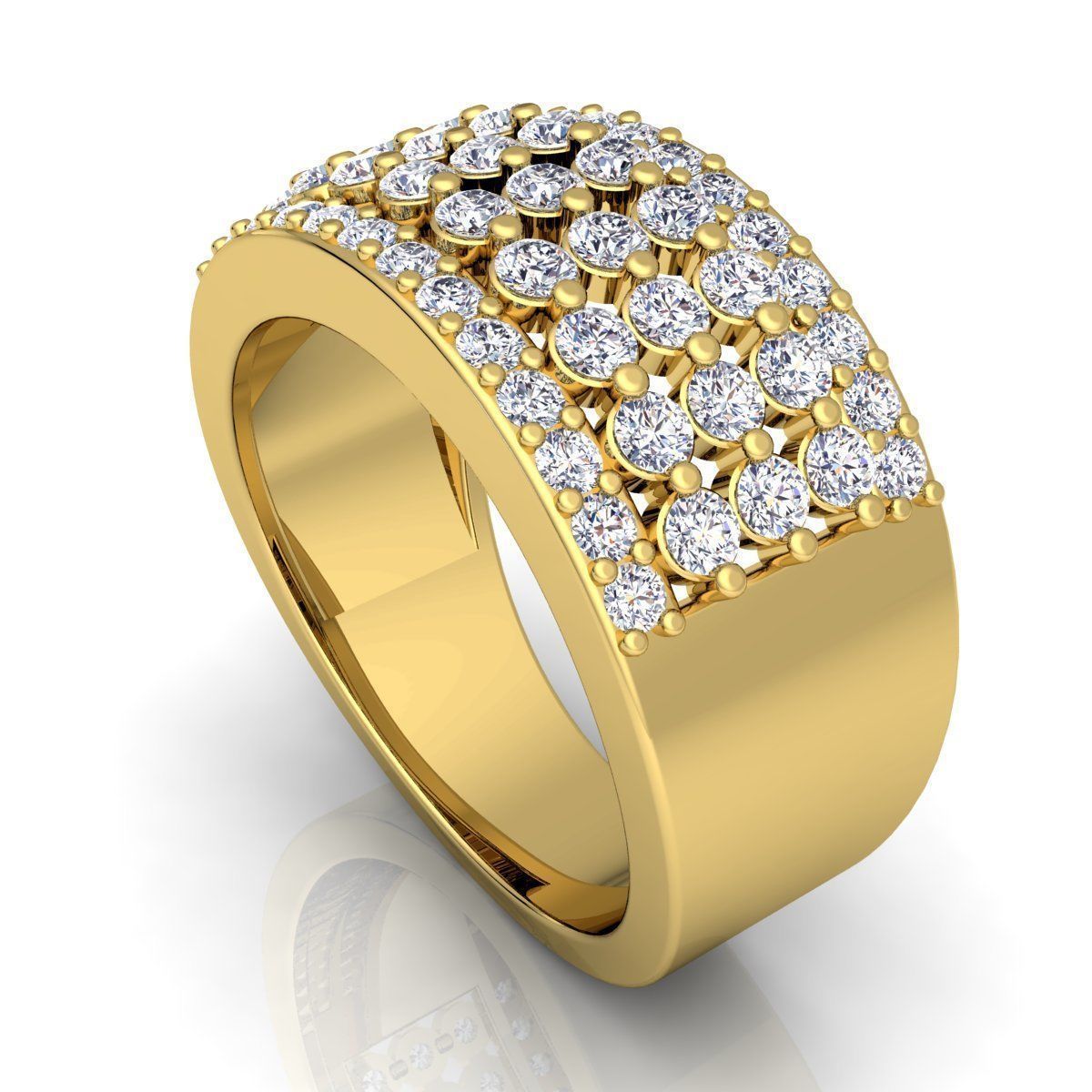 Diamond Ring 32 3D print model_9