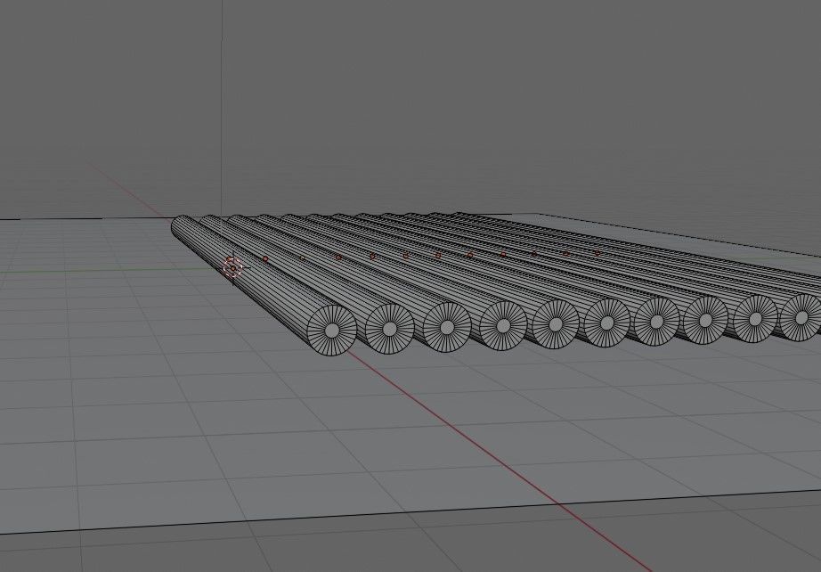 Colored Pencils - Eraser - Graphite - Lapis de cor Low-poly 3D model_7