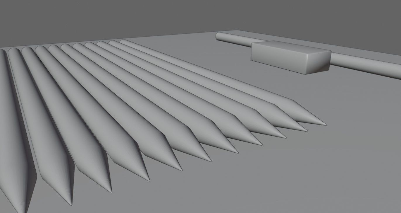 Colored Pencils - Eraser - Graphite - Lapis de cor Low-poly 3D model_5