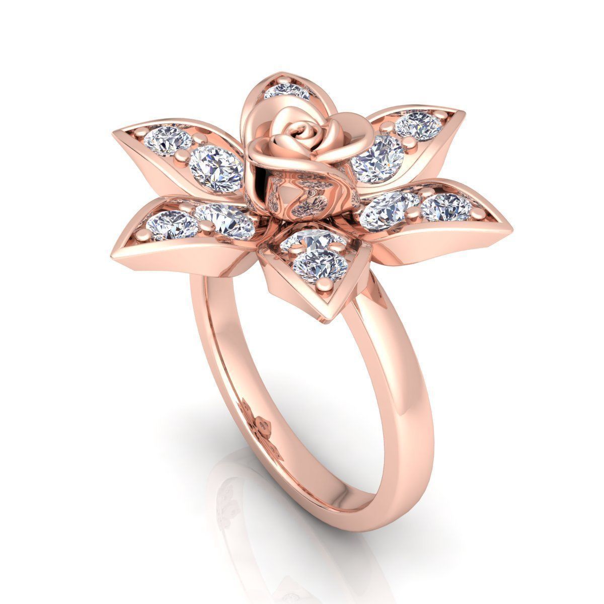 Diamond Ring 41 3D print model_10