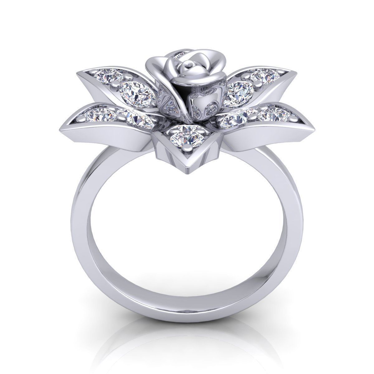 Diamond Ring 41 3D print model_5