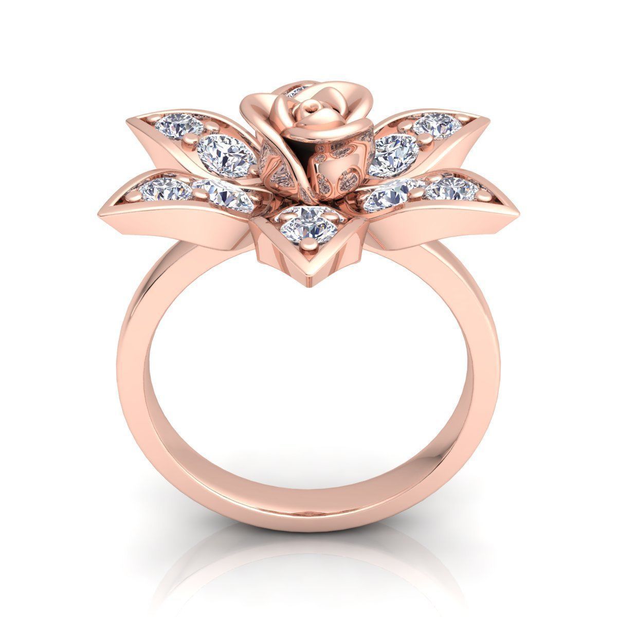 Diamond Ring 41 3D print model_4