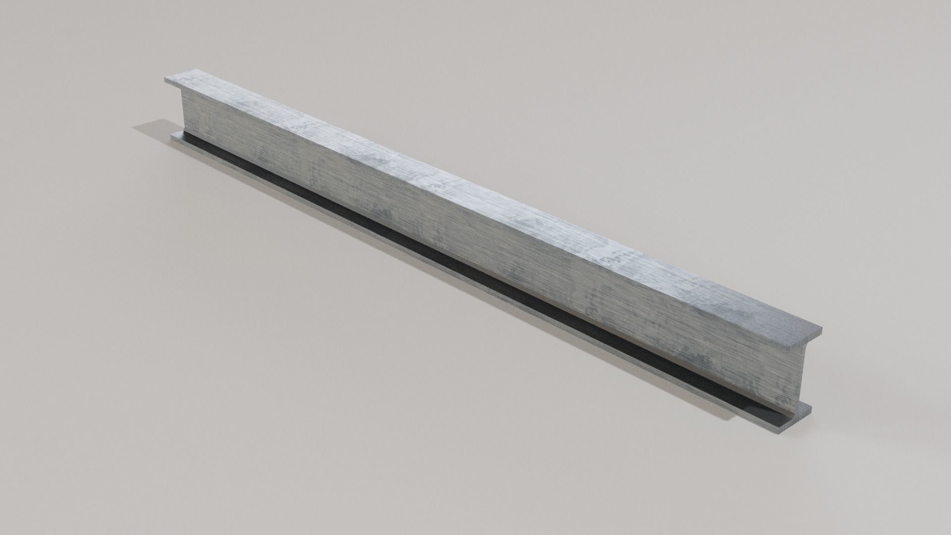 Metal Girder - Low-Poly PBR Low-poly 3D model_1