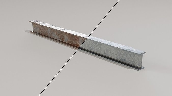 Metal Girder - Low-Poly PBR Low-poly 3D model