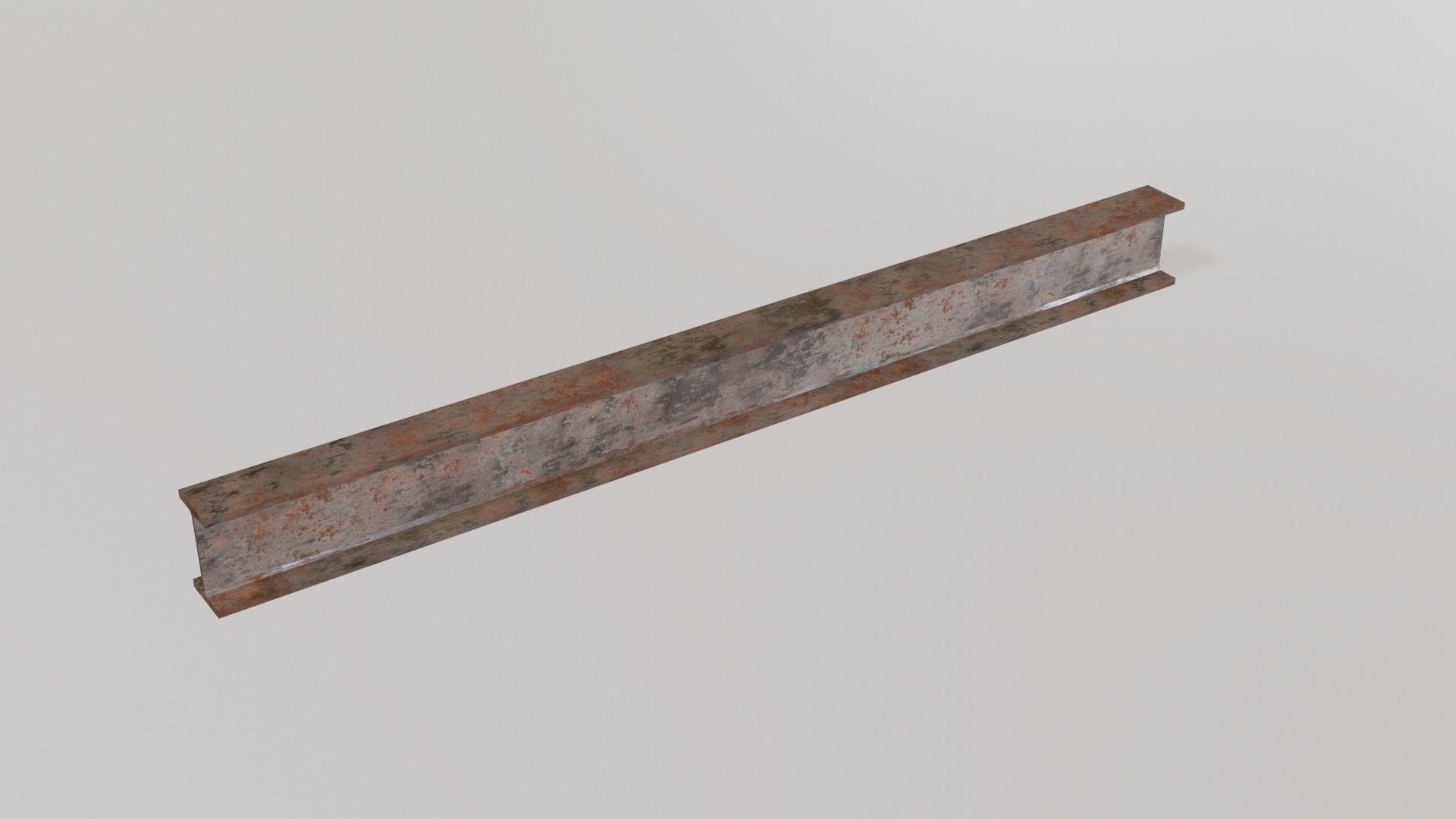 Metal Girder - Low-Poly PBR Low-poly 3D model_7