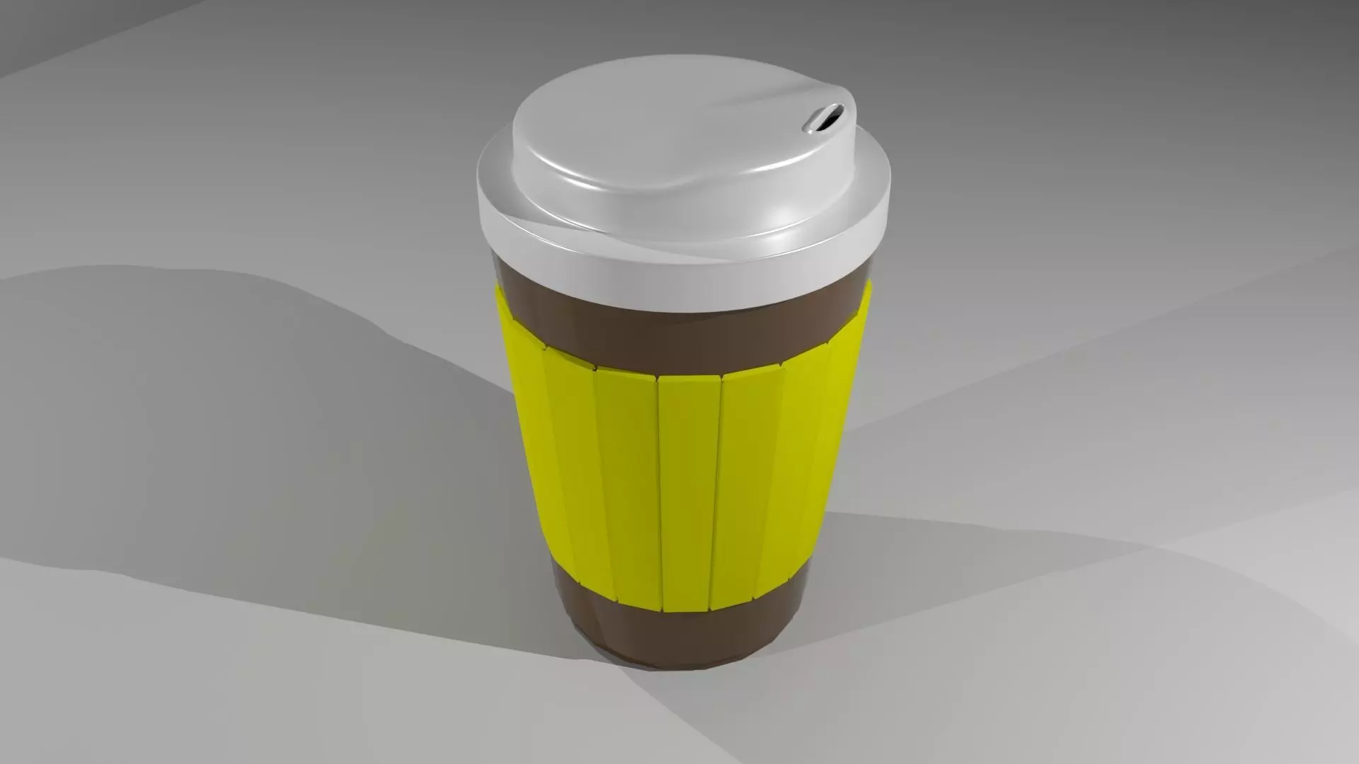 Paper Coffee  Cup Free 3D model_0