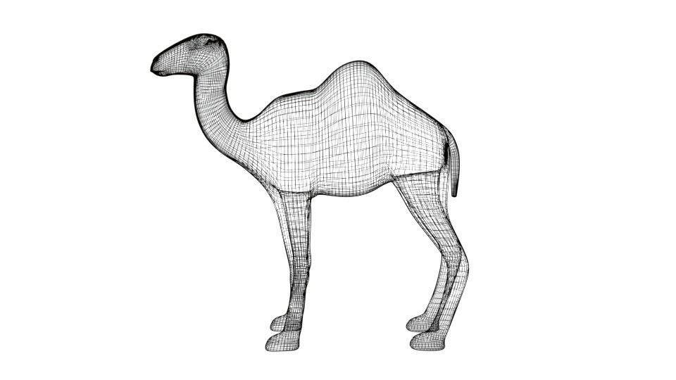 Cartoon Camel 3D model_19