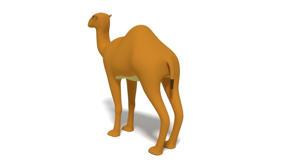 Cartoon Camel 3D model_7
