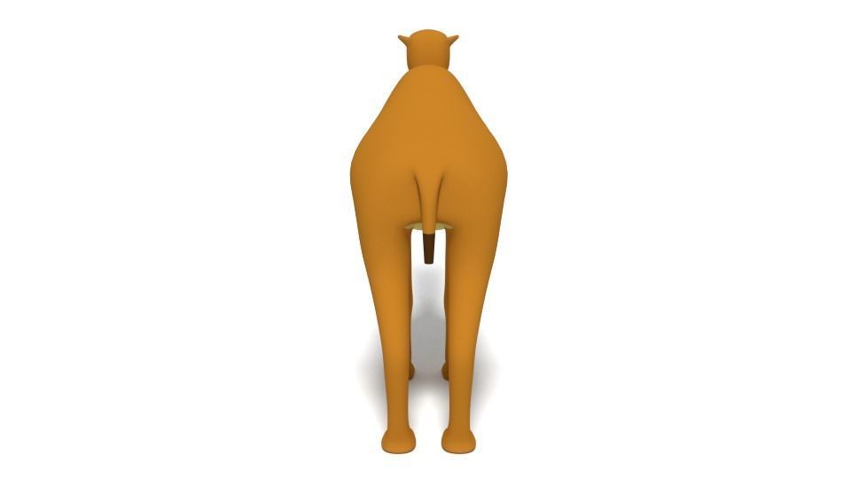 Cartoon Camel 3D model_6