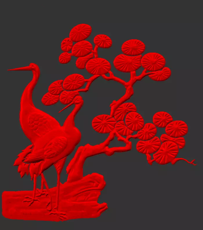 bird design flowar 59 3D model_0