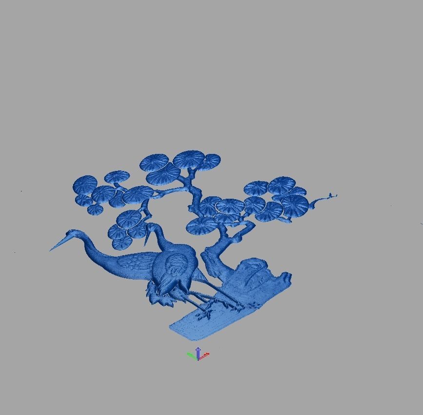 bird design flowar 59 3D model_4