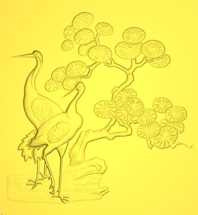 bird design flowar 59 3D model_6