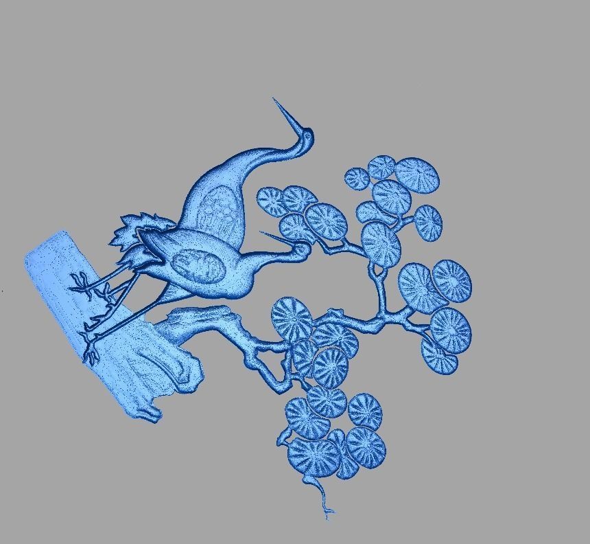 bird design flowar 59 3D model_9