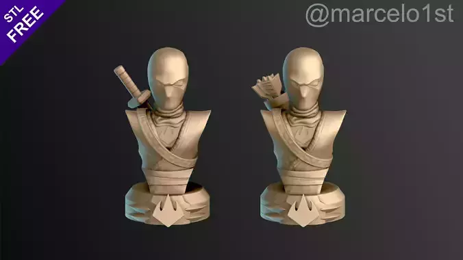 Foot Ninja and Container Base with Hinge - FDM Free 3D print model