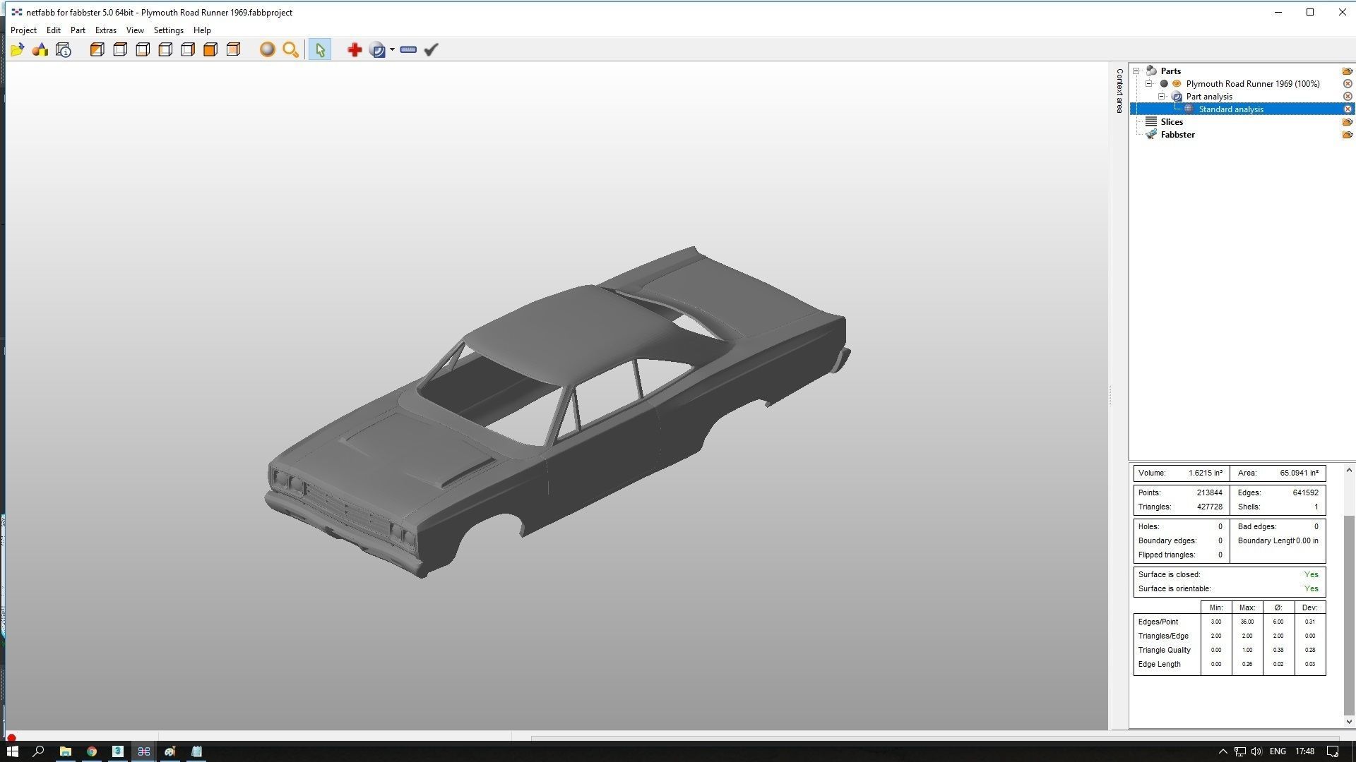 Plymouth Road Runner 1969 3D print model_10