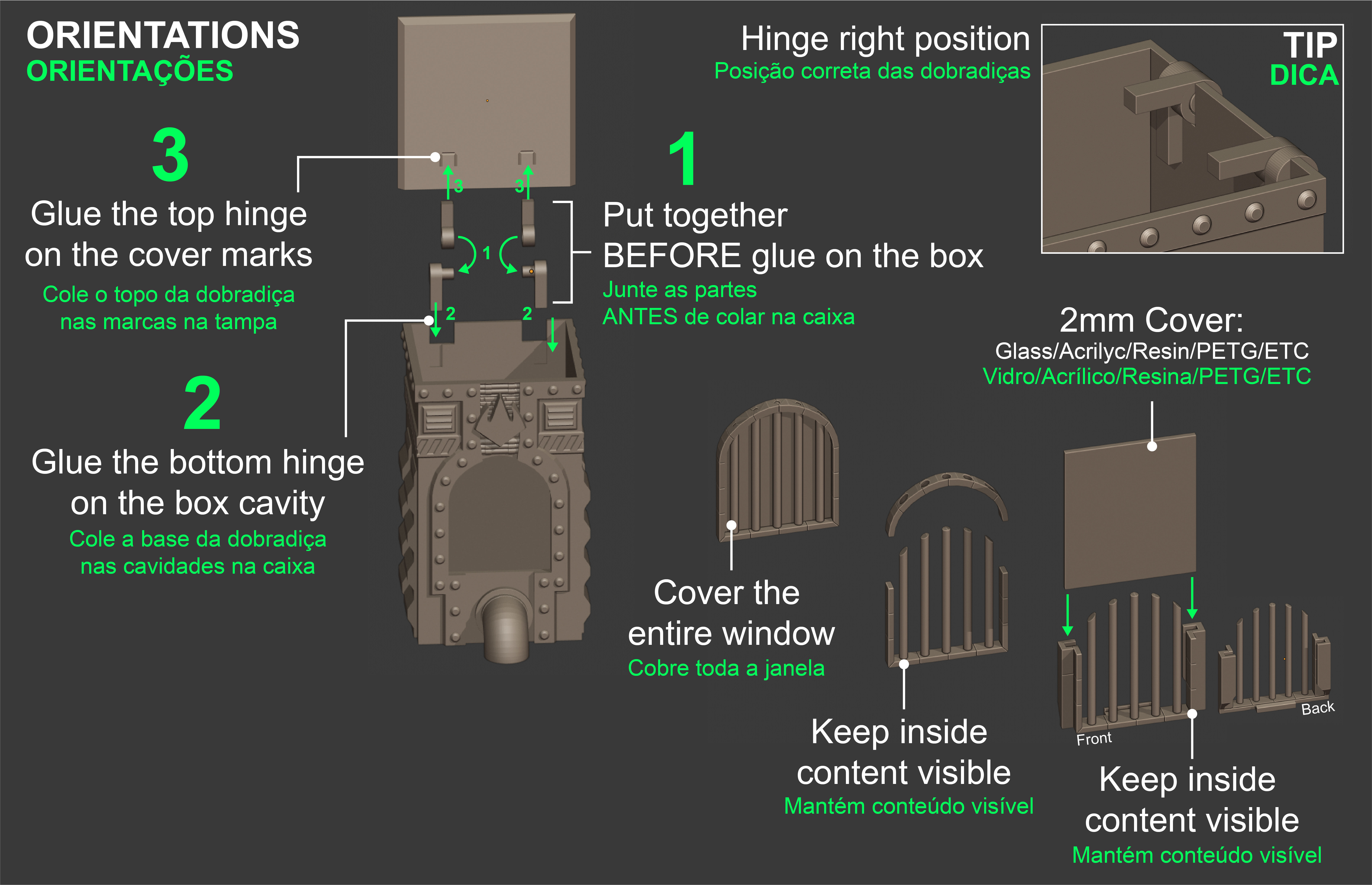 Shredder - Bebop - Rocksteady - Foot Ninja Busts - FDM 3D print model_31