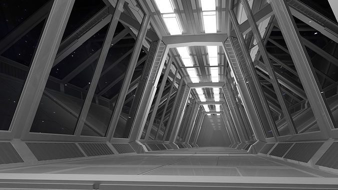Sci Fi Corridor 3D model