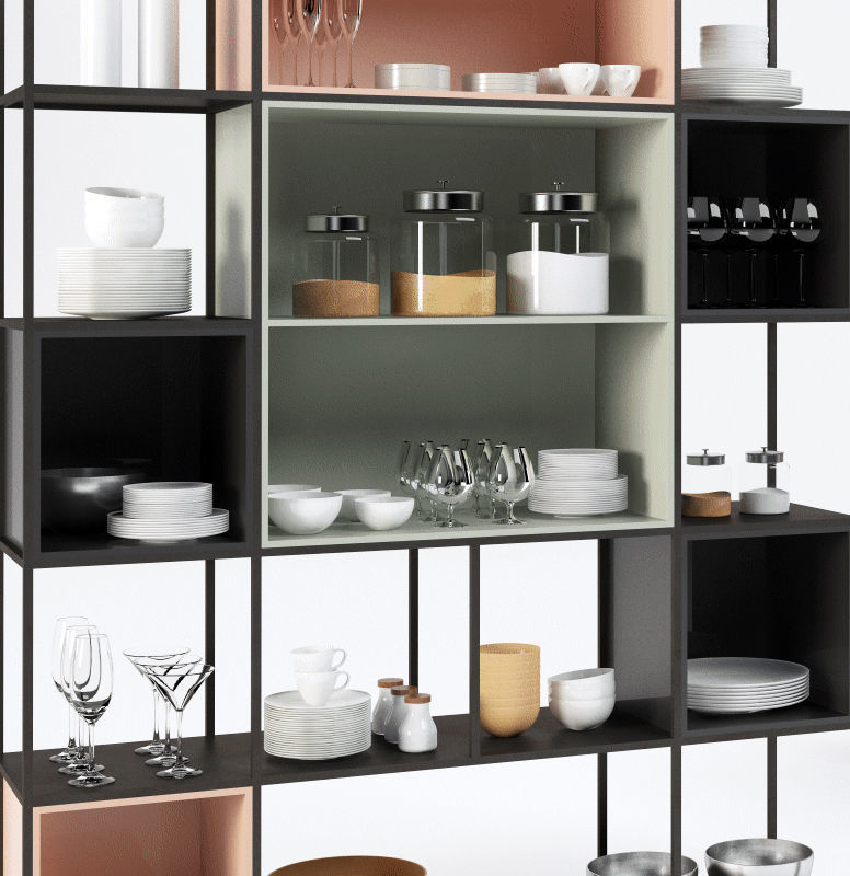 Kitchen shelf 3D model | CGTrader