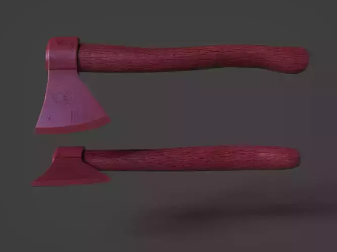 Old Steampunk Axe 3D Print