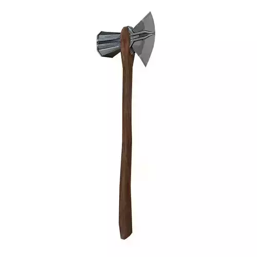 Thors Stormbreaker Low-poly 3D model