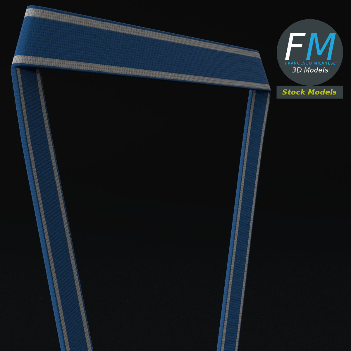 Sport medal 3D model_5