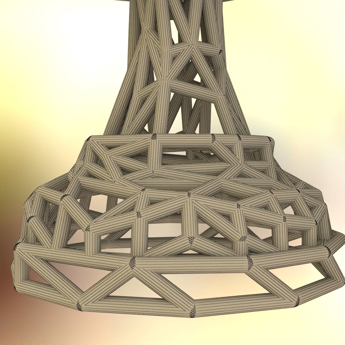 Queen chess piece 3D print model_15